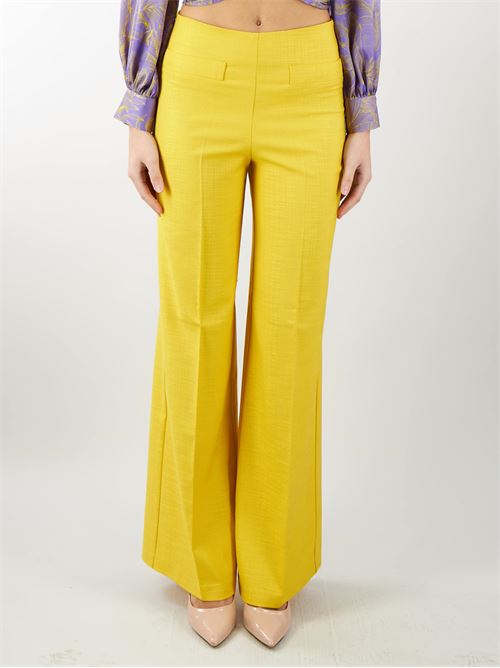 Wide trousers in luxury textured Simona Corsellini SIMONA CORSELLINI |  | PA00201TVIS0012666